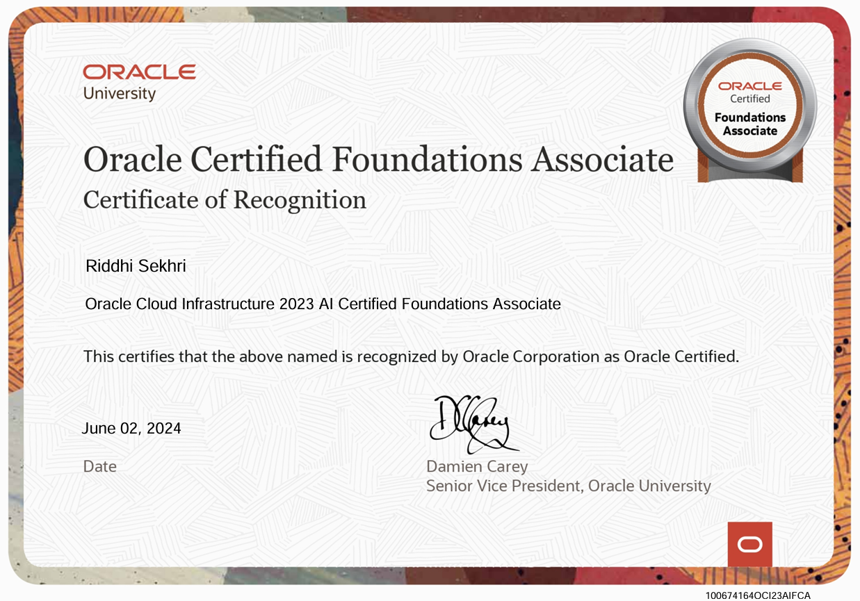 Oracle Cloud Certification